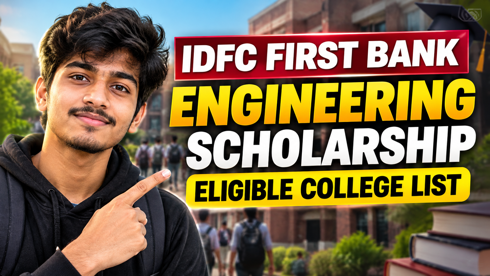 IDFC FIRST BANK ENGINEERING SCHOLARSHIP ELIGIBLE COLLEGE LIST